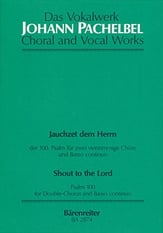 Jauchzet Dem Herrn SATB Choral Score cover